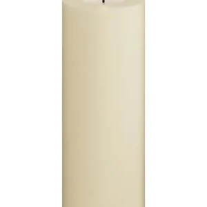 Wyjątkowa oferta Deluxe Homeart świeca led Cream Bloklys 7,5 x 20 cmkolor beżowy