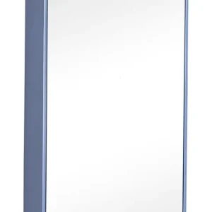 Niska cena Hübsch lustro ścienne Shine 21 x 4 x 30 cmkolor niebieski