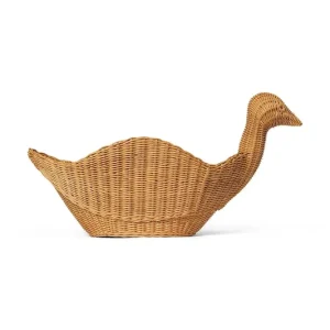 Ferm Living kosz do przechowywania Bird Braidedkolor beżowy Najlepsza cena