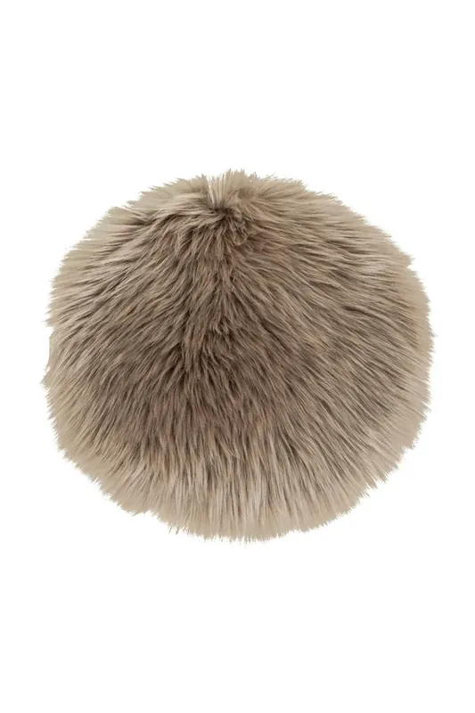 Wybór klientów House Nordic poduszka na krzesło Lambskin Seat Artificialkolor brązowy