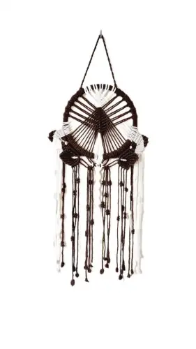 Makrama brązowo-biała w stylu Rustic Oferta czasowa