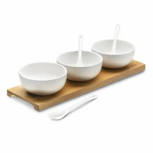Miseczki porcelanowe do dipów na desce 3 szt Niska cena