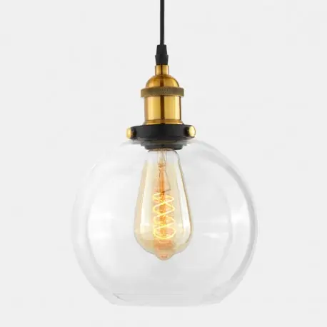 Ekspresowa dostawa Lampa wisząca pojedyncza szkalna kula Ø 18