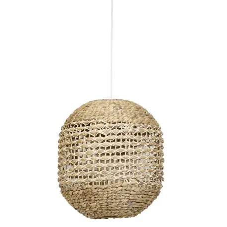 Hit cenowy Lampa wisząca naturalnie pleciona nad stół w stylu Boho Ø40cm Etnica