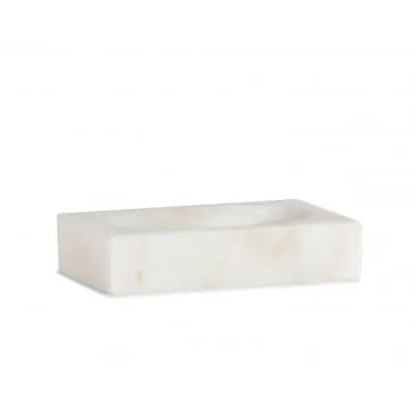 Bezpieczna płatność Marble-luksusowa biała mydelniczka marmur naturalny