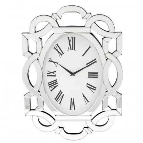Zniżka Mirror Elegance- Ekskluzywny zegar 60x44x5,5 lustrzany, ścienny, glamour