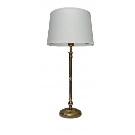 Ekspresowa dostawa Luminesse Oval - Wysoka złota lampa na stolik nocny vintage- podstawa h51