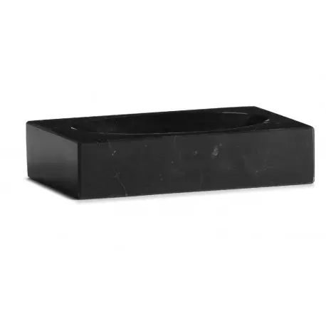 Zamów dziś *** Marmurowa mydelniczka Marble Black 7 x 7 x 10 czarna
