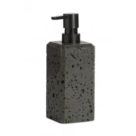 Dozownik do mydła kamienny TerraStone naturalny trawertyn 7 x 7 x 19 cm Okazja